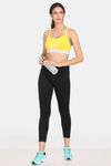 Zelocity Easy Movement Sports Bra - Cyber Yellow — thumbnail 4